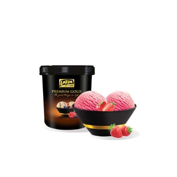 Lazza Strawberry Ice Cream 500ml